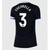 Chelsea Marc Cucurella #3 Tredje Tröja Kvinnor 2025-26 Korta ärmar Chelsea Marc Cucurella #3 Tredje Tröja Kvinnor 2025-26 Korta ärmar